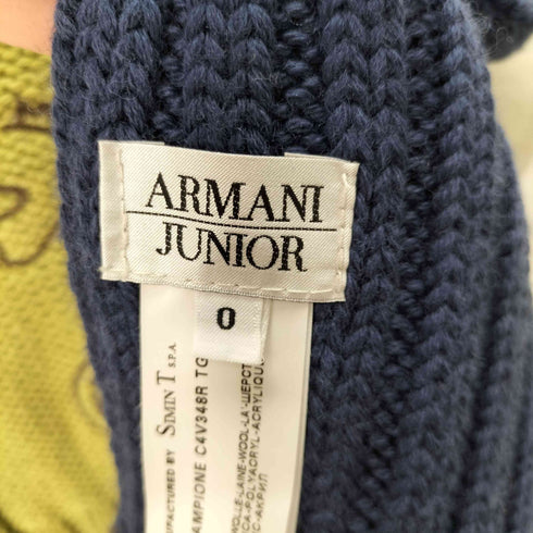 アルマーニジュニア ARMANI JUNIOR イタリア製 バイカラーマフラー カメレオン メンズ  0